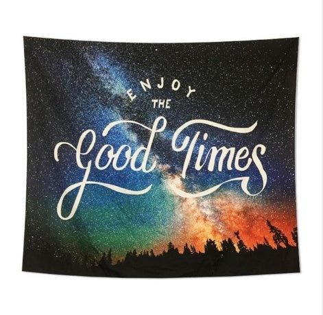 Galaxy Good Times Tapestry blanket