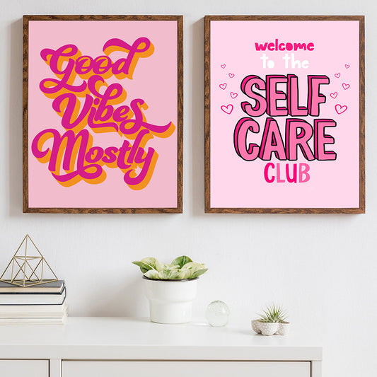 Inspirational canvas wall art